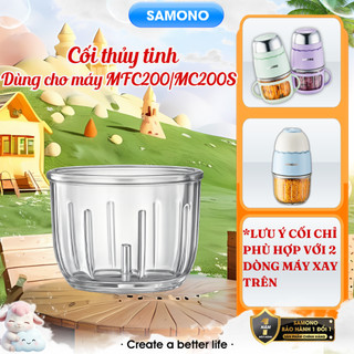 Phụ Kiện Dao Cối Chỉ Dùng Được Cho Máy Xay Samono SW-MC200S/ MFC200, cối thủy tinh và dao xay Samono