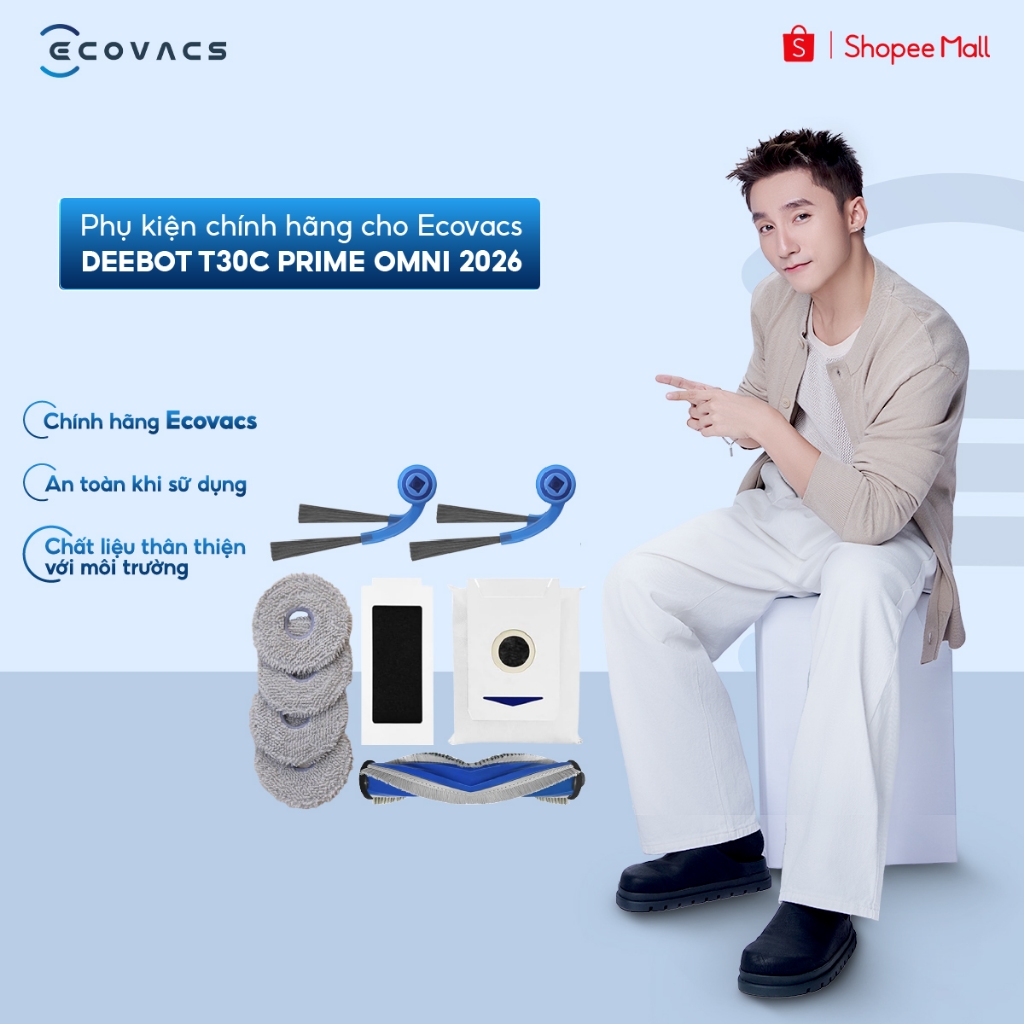 Bộ phụ kiện Ecovacs Deebot T30C Prime Omni 2026