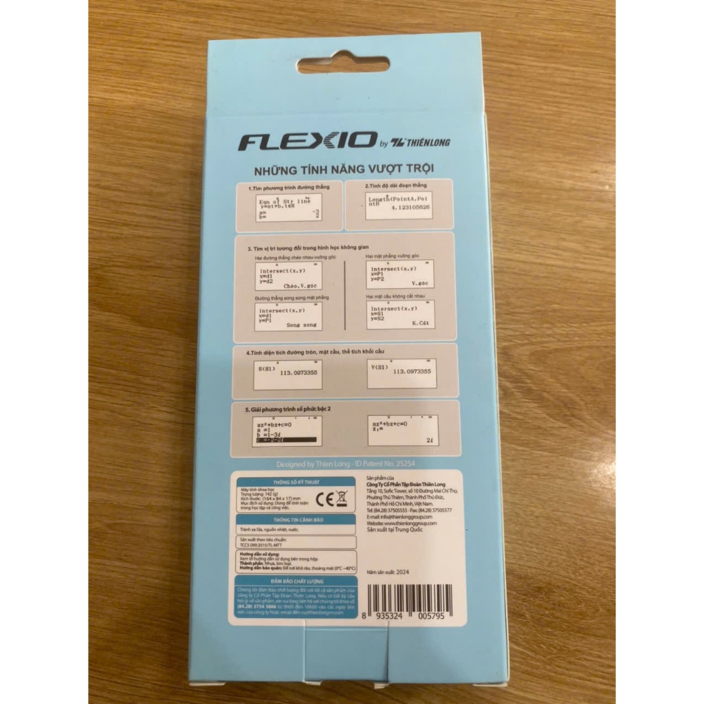 Máy Tính Khoa Học Thiên Long Flexio Fx680VNPlus, Dùng Cho Học Sinh Cấp 2,3 và Sinh Viên Đại Học