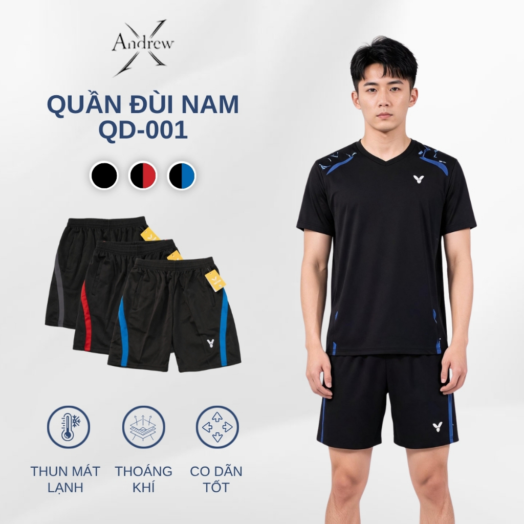 Quần Đùi Nam QD-001 Thun Lạnh Kẻ Sọc Thoáng Mát Co Giãn Dễ Mặc Thoải Mái Hằng Ngày