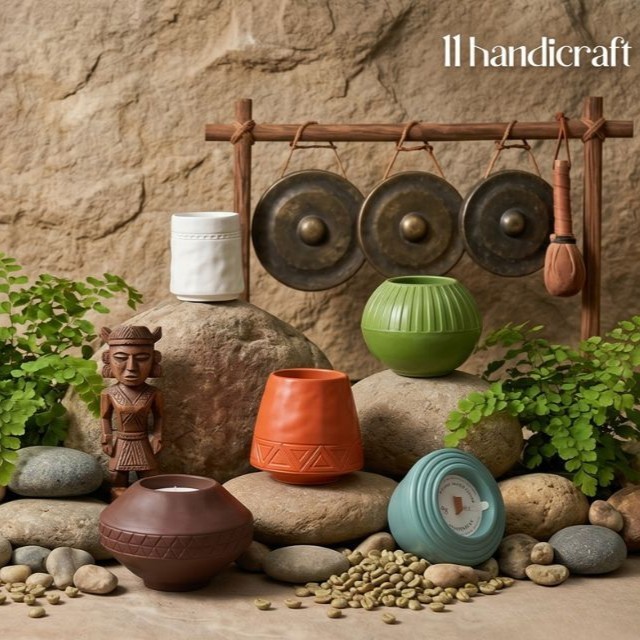 Nến Thơm Quà Tặng Sinh Nhật Sáp Đậu Nành Thiên Nhiên Decor Handmade Kơ Nơm 11 Handicraft