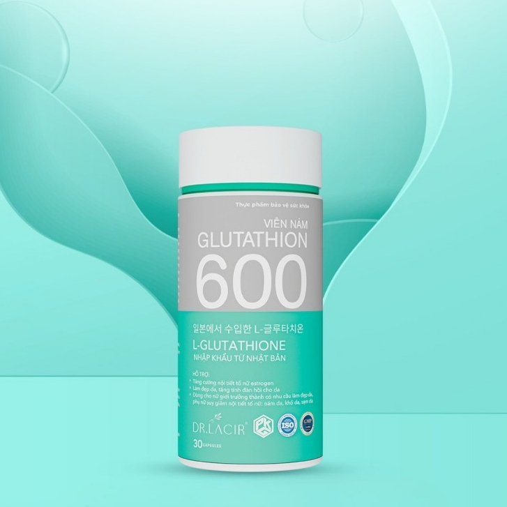 dr lacir glutathione 600 Glutathione 600 Chính Hãng DR.LACIR - Hỗ Trợ Sáng Da, Chăm Sóc Toàn Diện