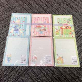 VPP Nhật Bản 🇯🇵 Giấy viết thư Kèm Bao thư mẫu bạn Thú Nhỏ Cute ♥ Made in Japan ♥ Letter Set Pet friends