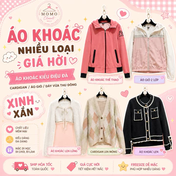 ❄️🤍ÁO KHOÁC NHIỀU LOẠI ĐG39K, Áo khoác kiểu điệu đà, áo choàng – CARDIGAN / ÁO GIÓ / DÀY VỪA THU ĐÔNG XINH XẮN