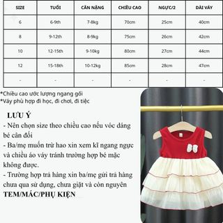 Váy thun cotton xòe tầng cho bé gái dự tiệc 6th-2 tuổi phong cách Hàn D1320 Bí Ngô Nhỏ