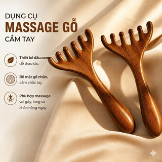 (COMBO 3) LƯỢC MÁT XA TRIỆU LỘ TƯ 4 TRONG 1 - Massage Đầu Mặt Cổ Vai Gáy Kích Mọc Tóc Đa Năng