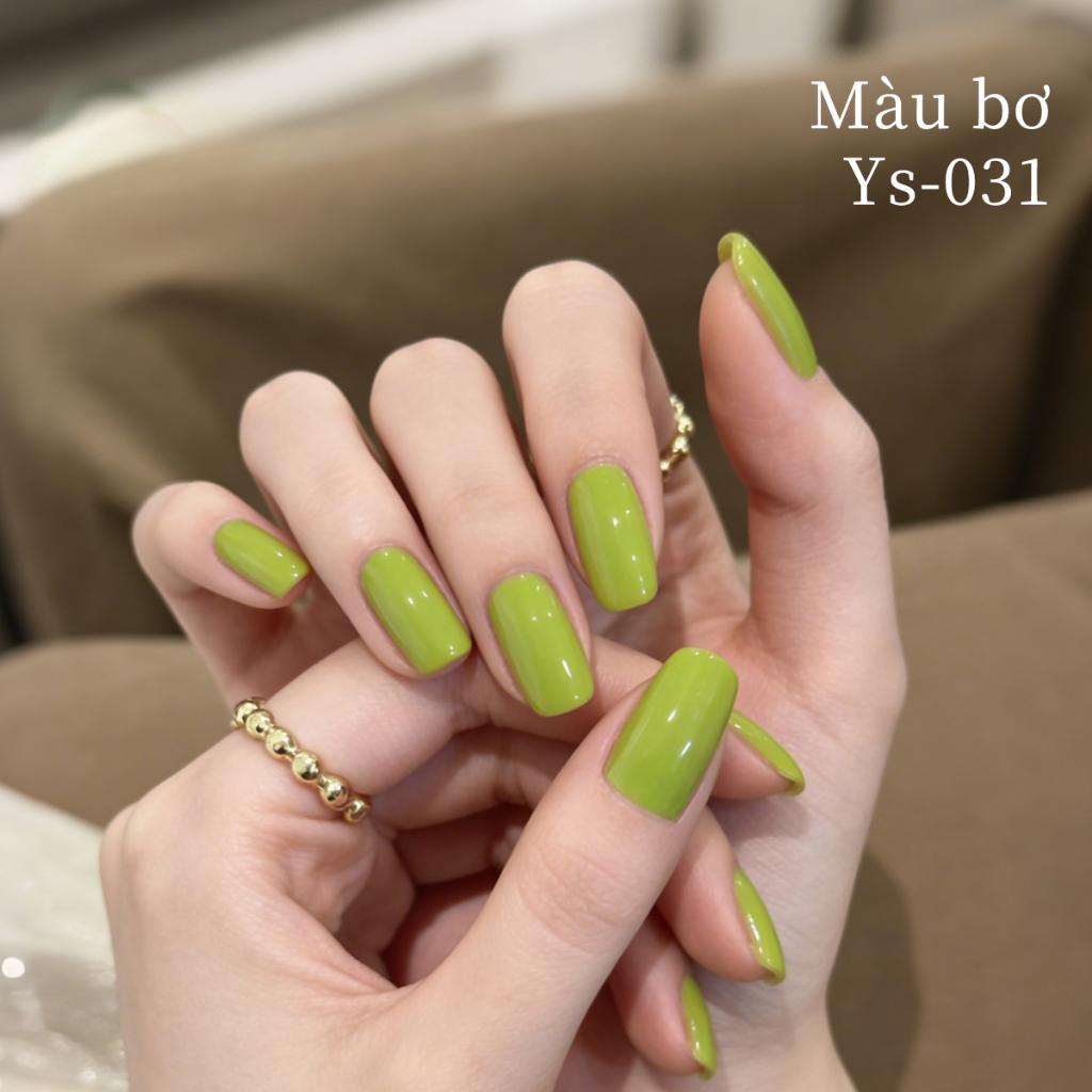 XEIJAYI 10ml - Sơn móng tay dạng gel màu xanh bơ, bền màu và thời trang, phù hợp cho mọi mùa.