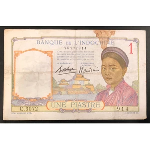 Sưu Tầm Đông Dương 1 đồng vàng 1936