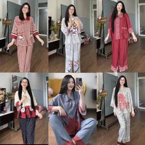 45-65kg Bộ Pijama PHOM TO RỘNG cổ Sen thiết kế chất MANGO