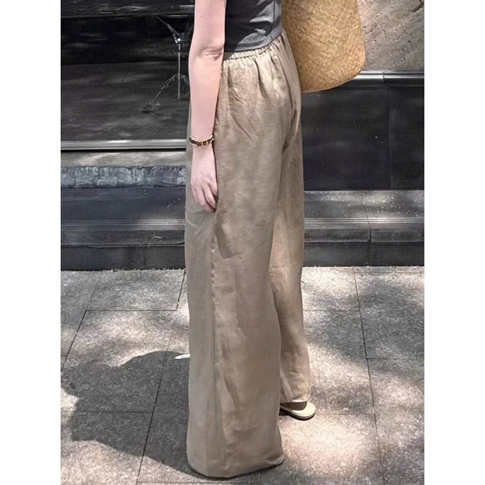 𝗖𝗼𝗽𝘆 𝗣𝗮𝗻𝘁𝘀- Quần Linen ống xuông LINEN TƯNG