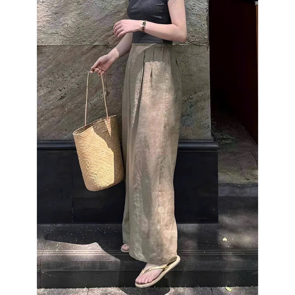 𝗖𝗼𝗽𝘆 𝗣𝗮𝗻𝘁𝘀- Quần Linen ống xuông LINEN TƯNG