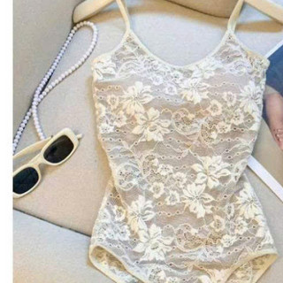 Áo ren hai dây ÔM BODY SUIT phong cách Nữ Tính Quyến rũ SEXY