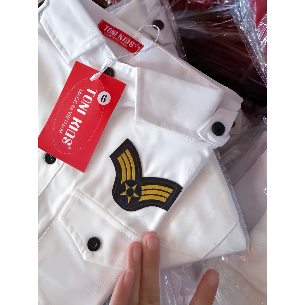 set sơmi thiết kế cao cấp cho bé yêu 10kg-54kg tonikids
