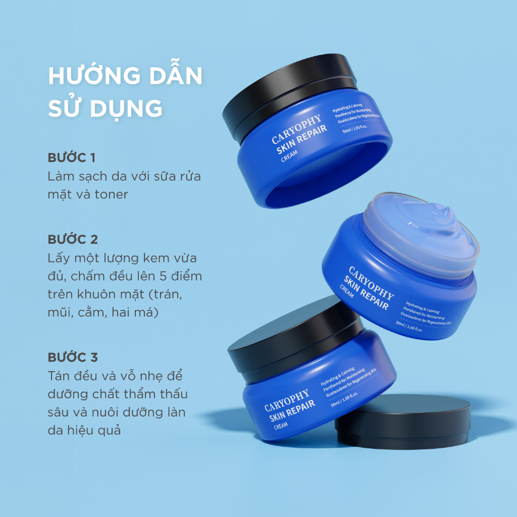 Kem dưỡng giúp phục hồi da Caryophy 50ml (Caryophy Skin Repair Cream 50ml) | BigBuy360 - bigbuy360.vn