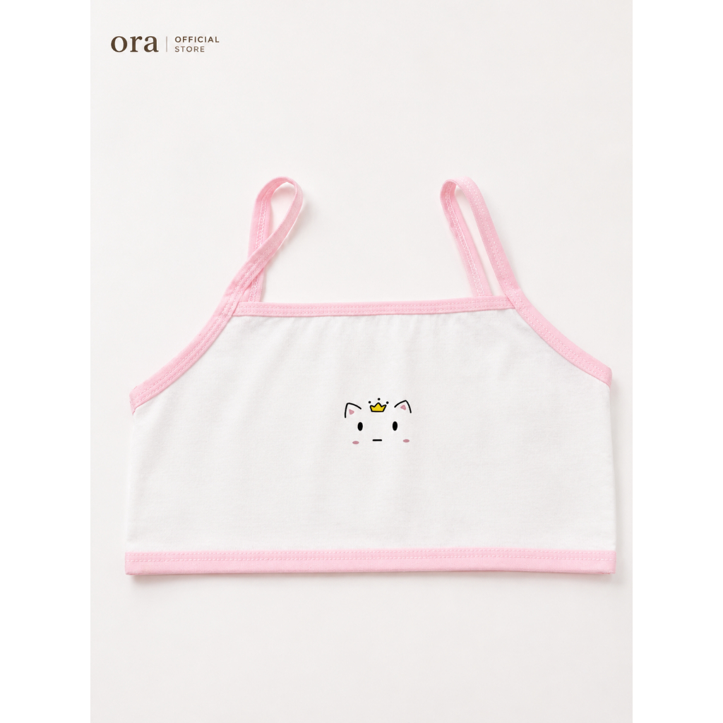 Áo Lá Bé Gái 100% Cotton Mềm Mại Thoáng Mát Dây Hai Quai Cho Bé Size M L XL