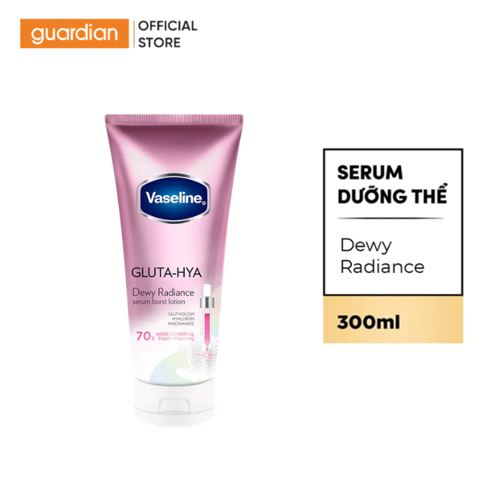 Sữa Dưỡng Thể Hỗ Trợ Sáng Da Chuyên Sâu Vaseline Healthy Bright Gluta-Hya Dewy Radiance 300Ml