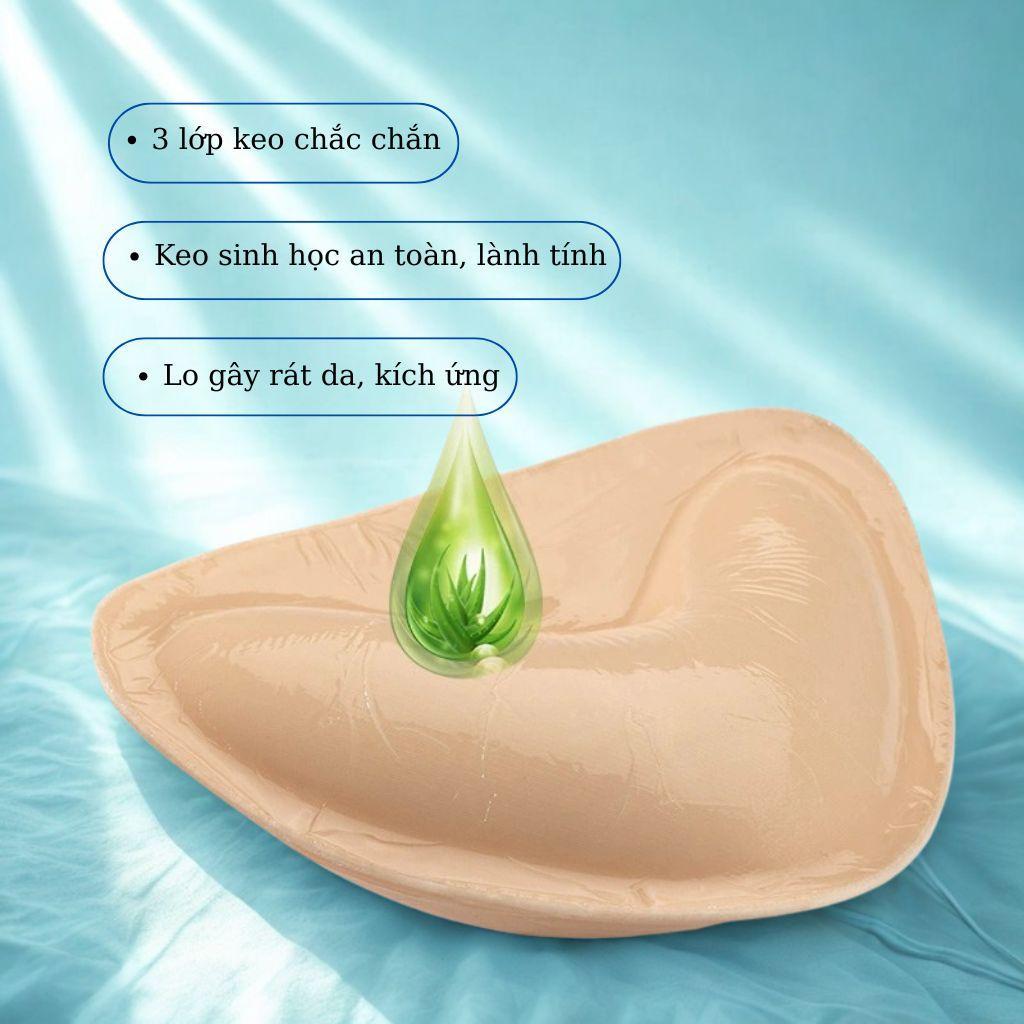 Mút độn ngực hình chữ V keo dán 2 mặt chắc chắn giúp đẩy ngực tạo khe gợi cảm sexy LANIXA D3008