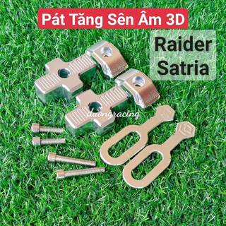 PÁT TĂNG SÊN ÂM 3D CNC CHO RAIDER - SATRIA 🔥 TĂNG ĐỘ CHẤT, CANH SÊN CHUẨN - caoduongracing