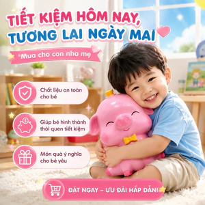 Heo đất thiên thần thạch cao cấp Mua 1 tặng 1 [hoả tốc] size lớn 25x30cm quà tặng số lượng có hạn