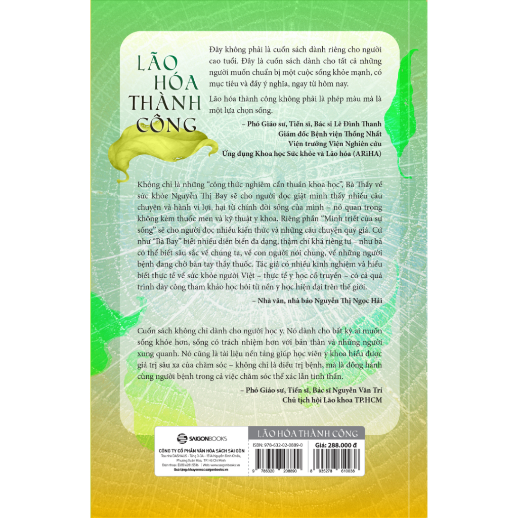 Sách - Lão hóa thành công - PGS.TS.BS Nguyễn Thị Bay