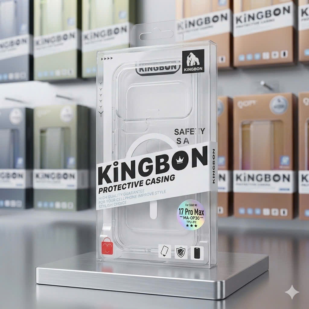 ỐP Lưng Xiaomi KiNGBON Chống Ố Màu Sạc Không Dây Hít Nam Châm Siêu Chặt Xiaomi 17Pro Max/17Ultra