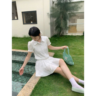 •𝙆𝙞𝙣𝙜𝙨𝙝𝙤𝙥𝙗𝙚𝙖𝙪𝙩𝙮•Váy Thô Viền Ren Tay Bồng Chun Eo WG