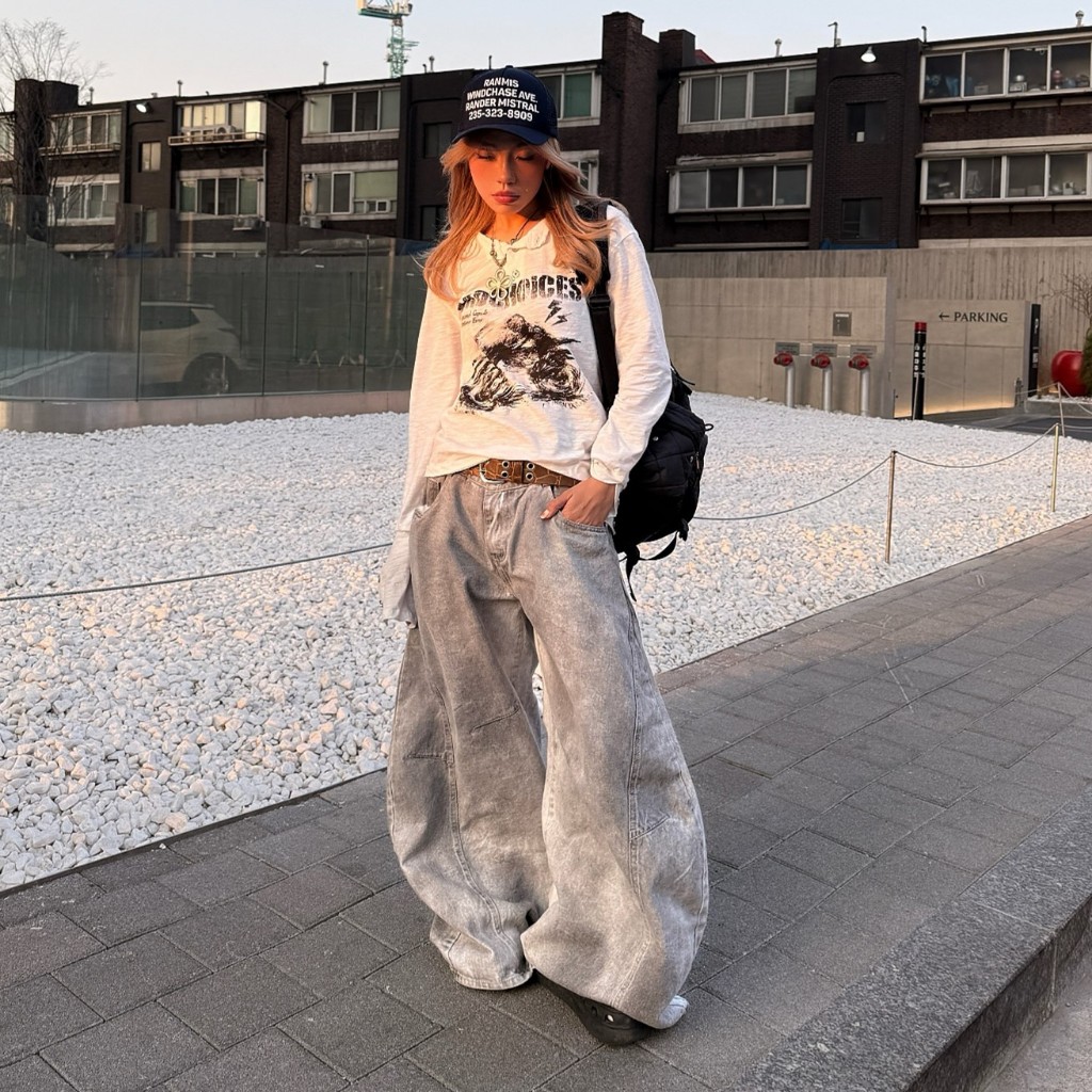 Bad Choices | Quần Wide-leg Jeans form Balloon ống rộng