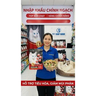 (Túi 1kg)Thức ăn hạt Cat and friend V2 V3 , hỗ trợ thận siêu nhiều topping giúp mèo tăng cân.