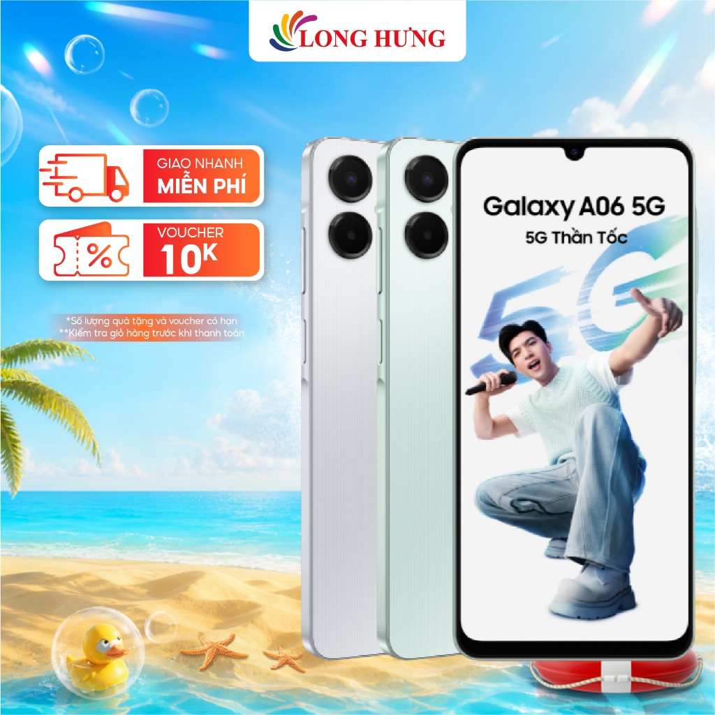 Điện thoại Samsung Galaxy A06 5G – Hàng chính hãng