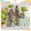 Chậu Hoa Len Plant vs Zombie Game Để Bàn Trang Trí Bàn Làm Việc Bàn Học Dễ Thương Handmade Made by Haste