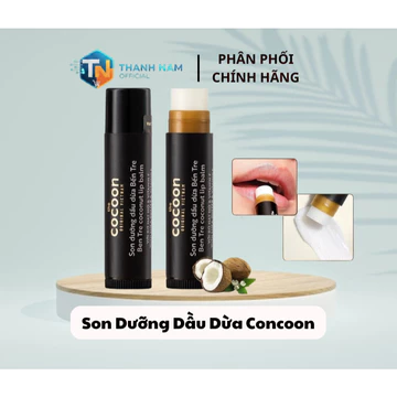 Son dưỡng môi chiết xuất dầu dừa Bến Tre Cocoon Ben Tre Coconut Lip Balm