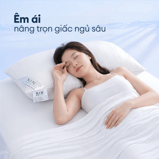 Ruột Gối Nằm Soft Feel NIN House | 70x50cm | Êm Ái Và Đàn Hồi Tốt, Thích Hợp Cho Người Nằm Thấp