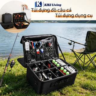 Túi Đa Năng 2 Trong 1: Khoang Đựng Đồ Câu Cá & Ngăn Chứa Dụng Cụ Sửa Chữa