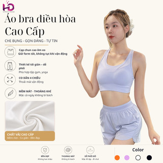 áo bra DSG695.1.141 TUẤN HD Áo Thể Thao Nữ Tập Gym Yoga Co Giãn Tốt, Có Móc Cài Sau Tôn V1