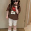 Sét Bé Gái HỌA TIẾT CÚN TRÁI TIM QC72 K.Kid Bộ Mùa Hè Chất Liệu Cotton Size 8-20kg M99