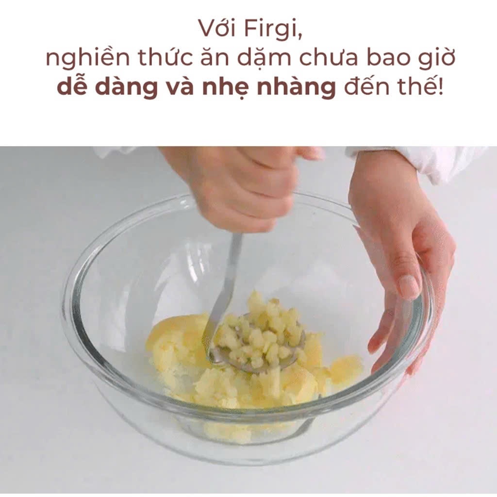 Dụng Cụ Nghiền Thức Ăn, Rau Củ Firgi Bằng Thép Không Gỉ 304 An Toàn