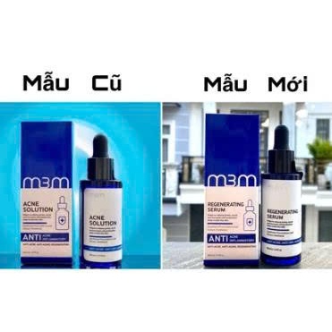 Chĩnh hãng Combo Tinh Chất Regenerating Serum Mụn Cấp Ẩm Serum M3M Chính Hãng