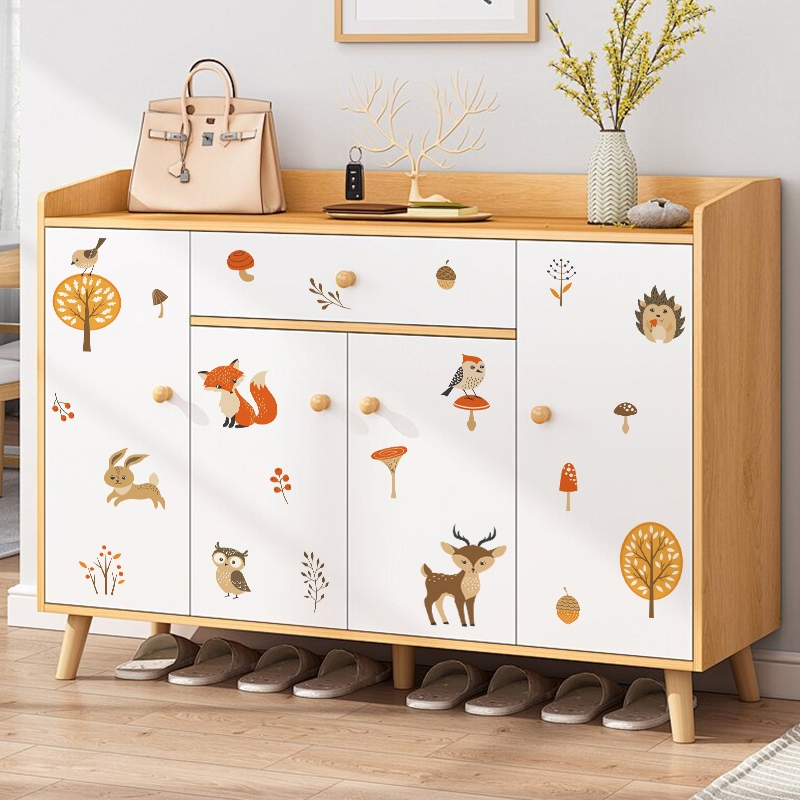Sticker Decal Dán Tường Mẫu Động Vật 5 Có Keo Sẵn - Trang Trí Cửa Kính - Decor Quán Cafe - Phòng Ngủ