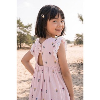 Đầm thô ngắn tay hoa nhí bé gái Rabity 950.138