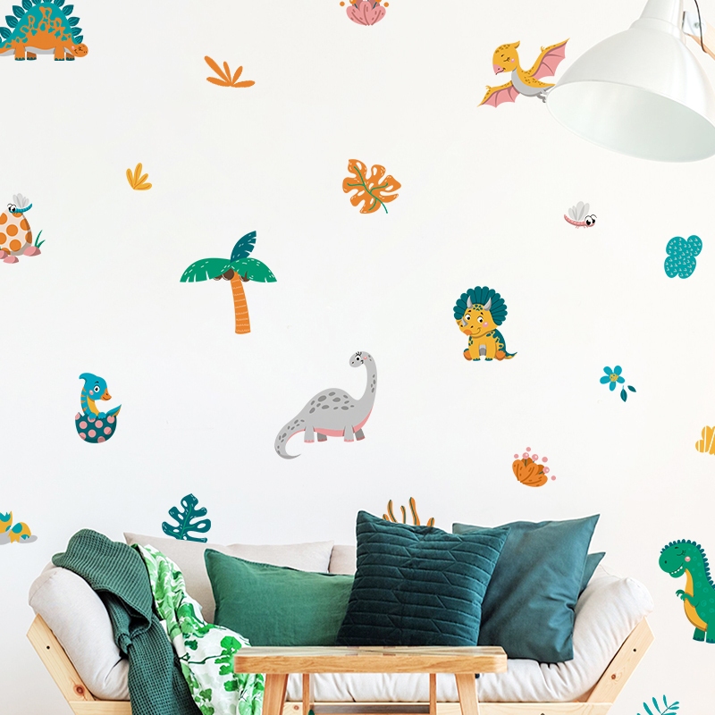 Sticker Decal Dán Tường Mẫu Khủng Long 1 Có Keo Sẵn - Trang Trí Cửa Kính - Decor Phòng Ngủ