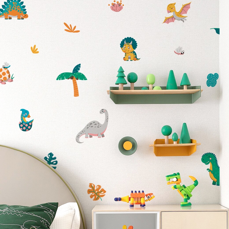 Sticker Decal Dán Tường Mẫu Khủng Long 1 Có Keo Sẵn - Trang Trí Cửa Kính - Decor Phòng Ngủ