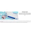 Bàn Phím Cơ AKKO 3108RF V3 Glacier - Kết Nối Wireless 2.4GHz & Type-C, Hotswap Tiện Lợi, Full-size 108 Phím