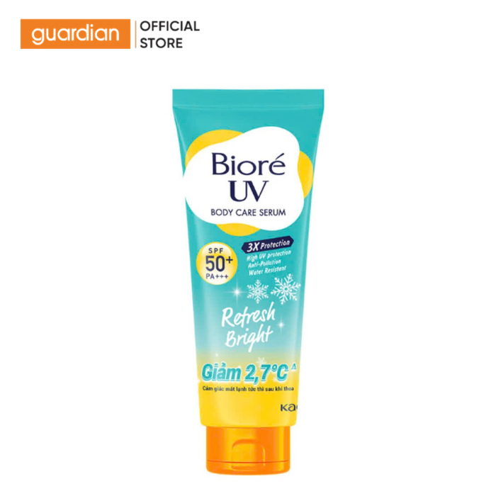 Serum Chống Nắng Dưỡng Thể Kháng Bụi Mát Lạnh Biore Uv Spf50+/Pa+++ 150Ml