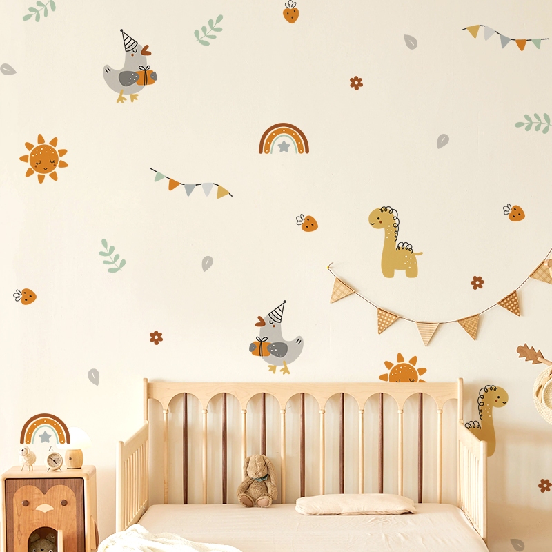 Sticker Decal Dán Tường Mẫu Động Vật 8 Có Keo Sẵn - Trang Trí Cửa Kính - Decor Quán Cafe - Phòng Ngủ