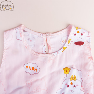 Váy Lanh bé gái, Đầm Lanh bé gái sát nách dáng suông ChuChoaKids [VBC26]