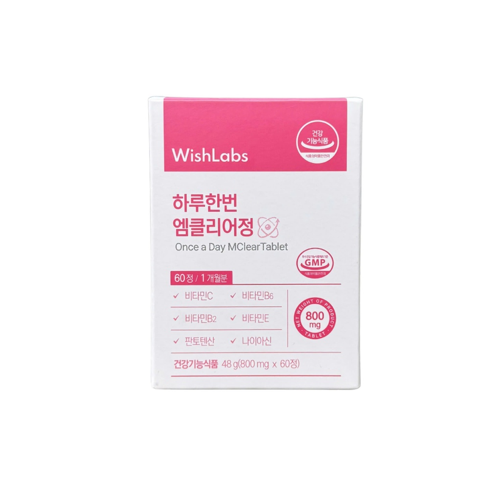H122_MASK Wishlabs once a day Mclear Tablet 60 V MẶT NẠ