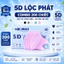 5D Lộc Phát - Thùng 200 Chiếc Khẩu Trang 3 Lớp Kháng Khuẩn Chống Bụi