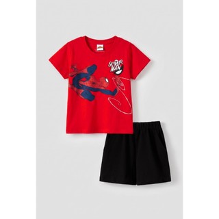 Bộ thun ngắn tay Spider-man Disney bé trai Rabity 560.085