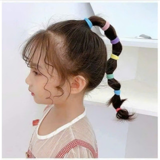 Set 500 Chun Buộc Tóc Cho Bé Nhiều Màu Sắc Dễ Thương Duyên Dáng