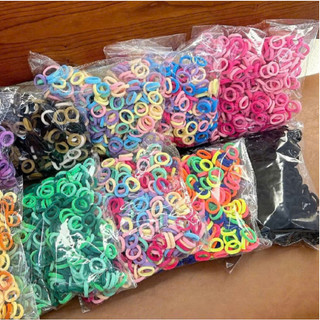Set 500 Chun Buộc Tóc Cho Bé Nhiều Màu Sắc Dễ Thương Duyên Dáng